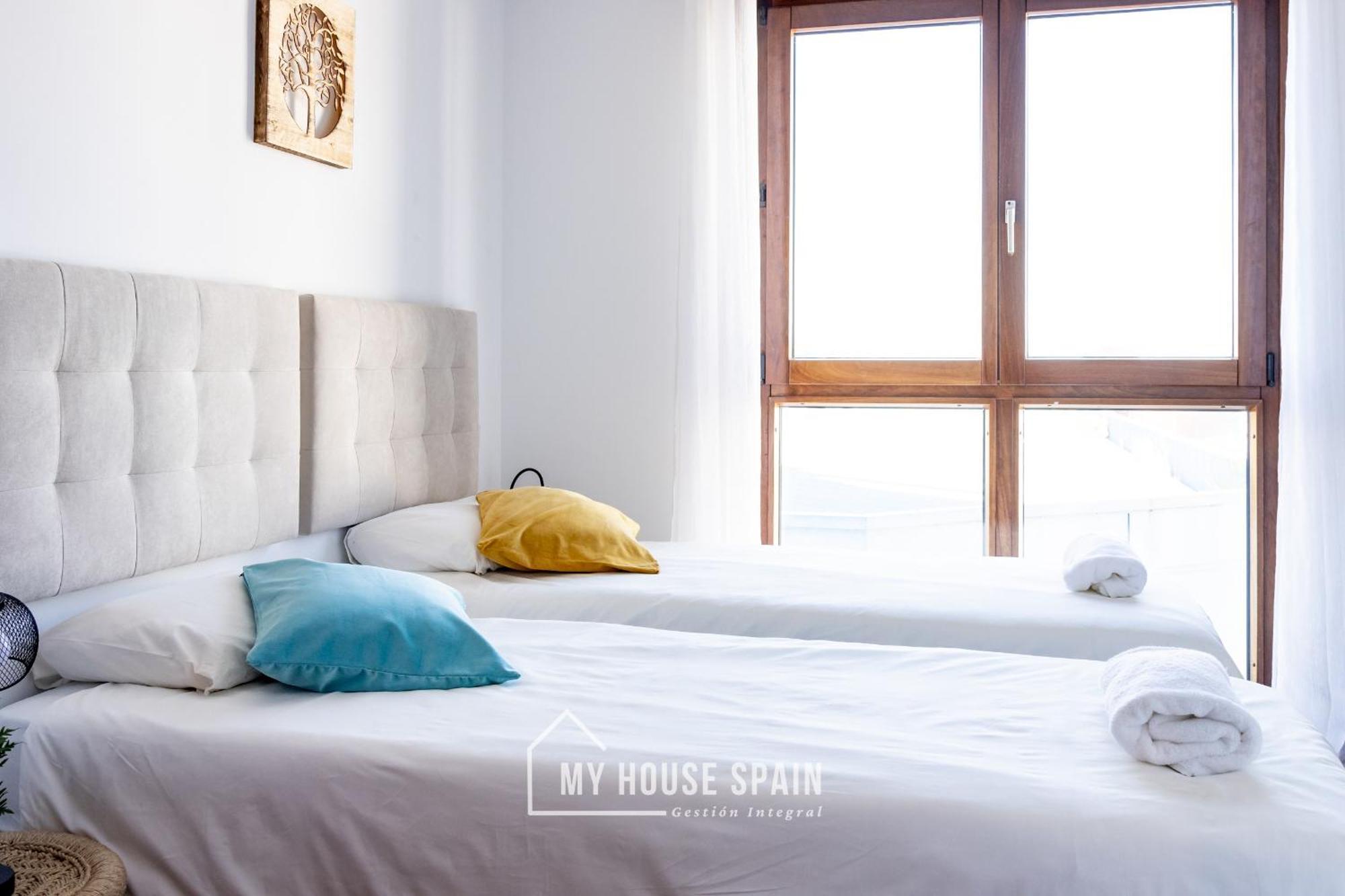 Myhousespain - Playa De Poniente, Con Vistas Al Mar Y Parking Gratuito Gijón Exterior foto